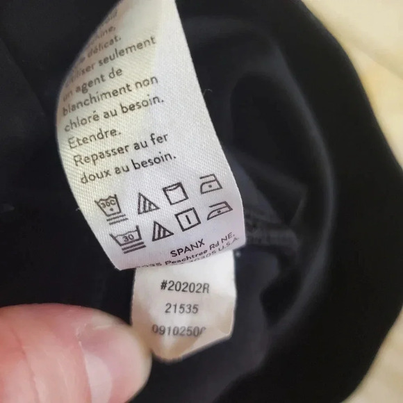 Spanx Small The Perfect Pant High Rise Black Ponte Stretch 4-Pocket Ankle Pant - Picture 12 of 12